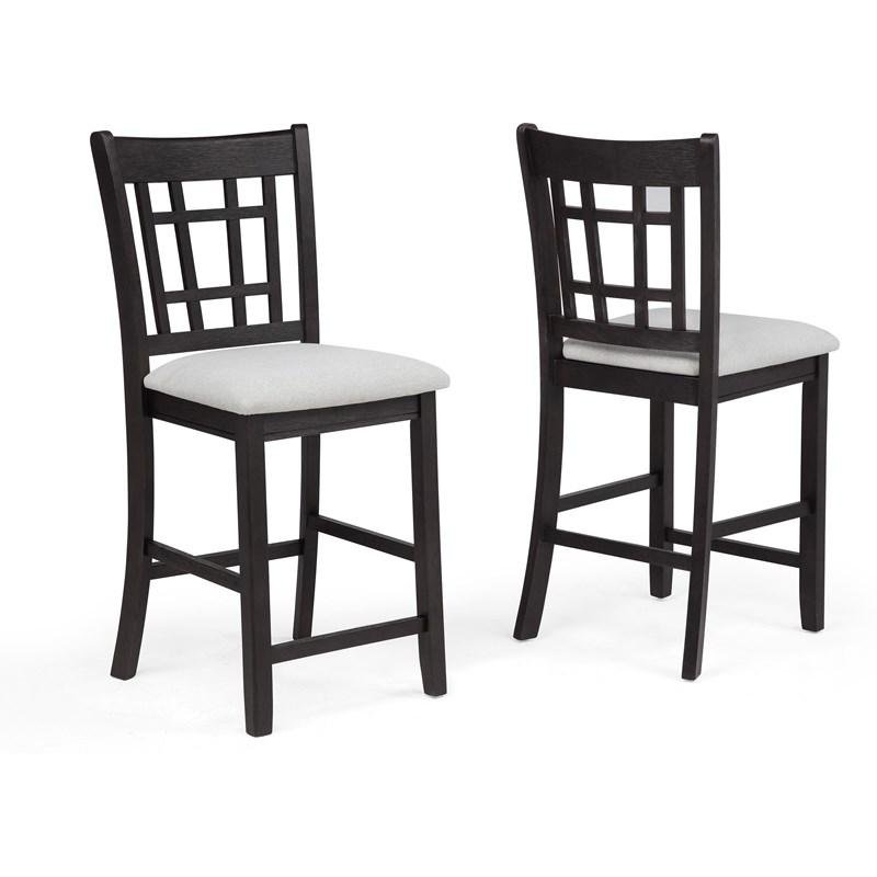 Hartwell Counter Height Chair - Charcoal Black