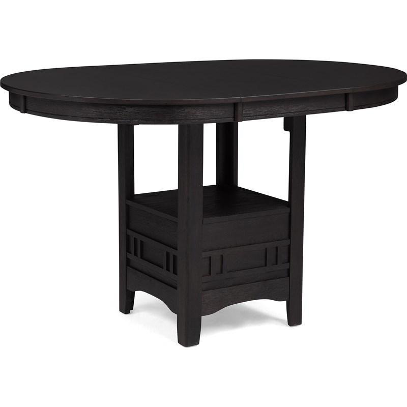 Hartwell Counter Height Dining Table - Charcoal Black
