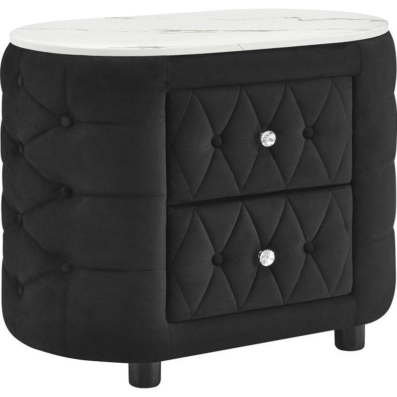 NATALIA NIGHT STAND BLACK
