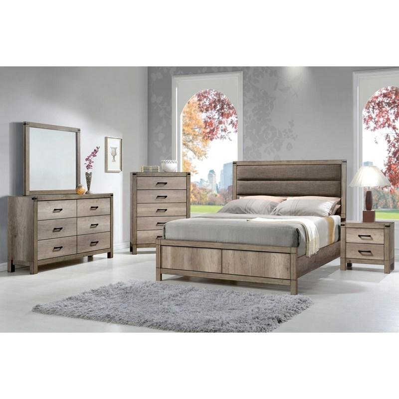 Matteo B3200 7 Piece Full Panel Bedroom Set