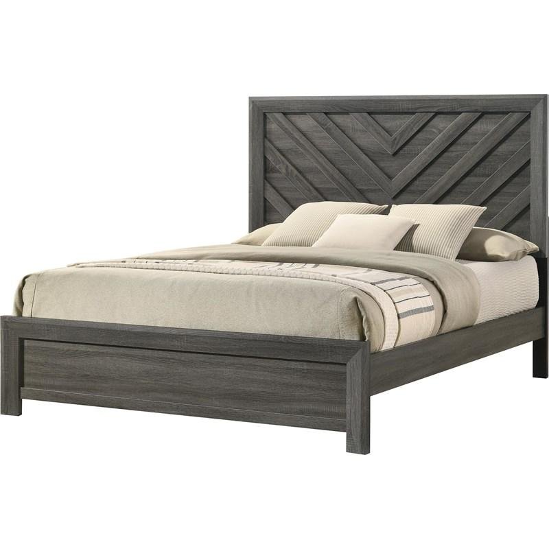 Valor B9335 King Bed Grey